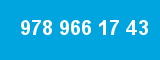 978 966 17 43